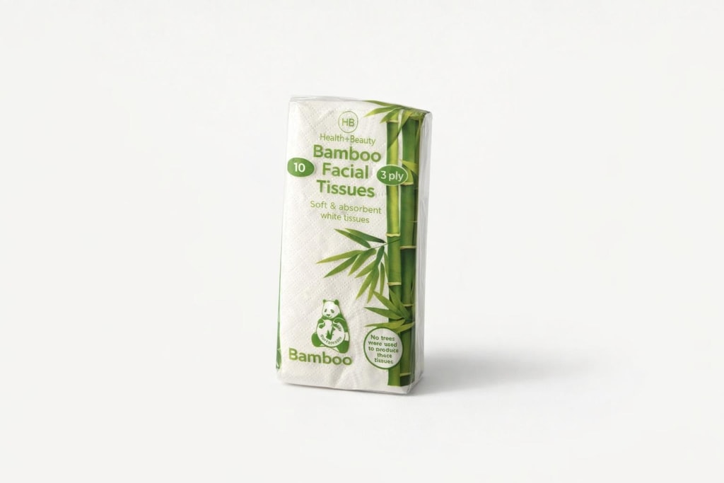 Tissues included in the bag.